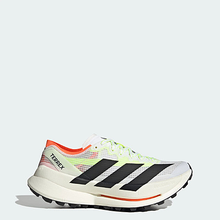 adidas women Terrex Agravic Speed Ultra 2 Trail Running Shoes (Cloud White / Core Black / Reflective Silver)