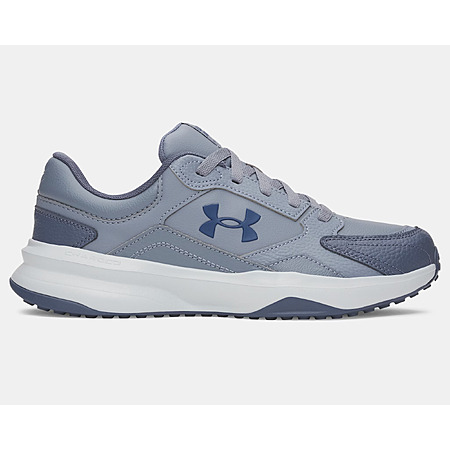 Under Armour Men's UA Edge Leather Training Shoes (Gravel / Blue Fog / Blackout Navy)