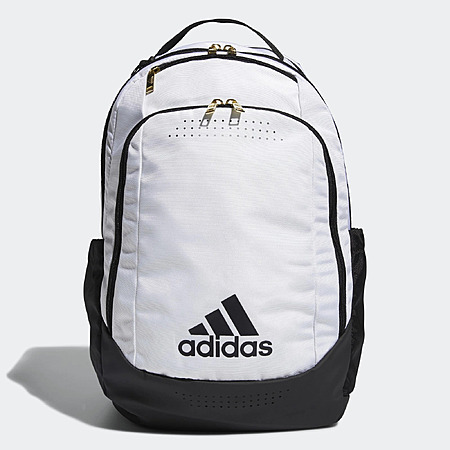 adidas men Defender Backpack (White) $22