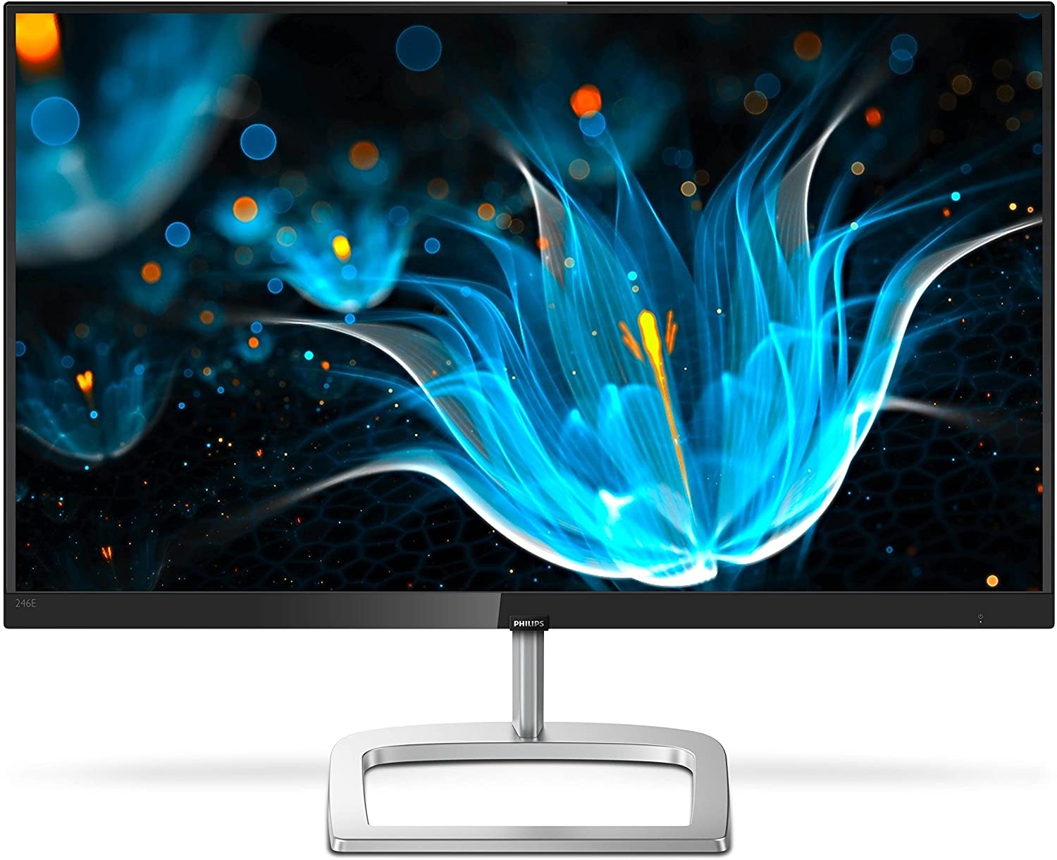 Philips 246E9QDSB 24" Frameless Monitor, Full HD 1920x1080 IPS, 75Hz, 29% sRGB & 108% NTSC, FreeSync, HDMI/DVI-D/VGA, VESA [Full HD w/ Ultra Wide-Color] $104.99