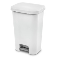 11.9-Gallon Sterilite StepOn Trash Can (White) $18.64 + Free S&H w/ Walmart+ or on $35+
