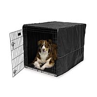 42" MidWest Homes for Pets Dog Crate Cover (Black) $8.50 + Free Shipping w/ Prime or on $35+