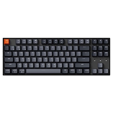 87-Key Keychron K8 Wireless Mechanical RGB Keyboard w/ Gateron Switches ...