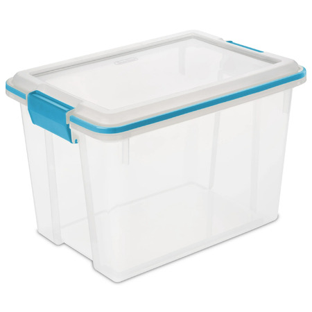 20-Quart Sterilite Clear Gasket Box w/ Blue Latches & Gasket $6.97 + Free S&H w/ Walmart+ or on $35+