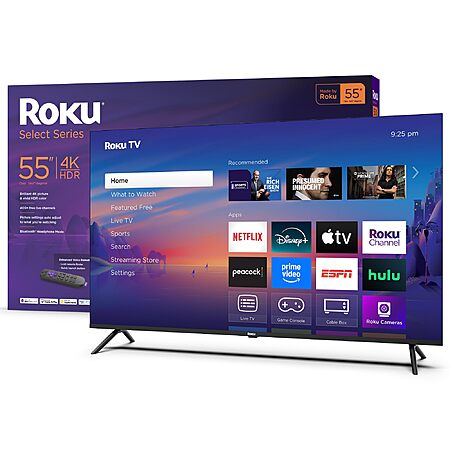 55" Roku Smart 4K HDR TV for $249.99