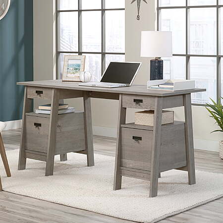 $99 Sauder Trestle Desk!