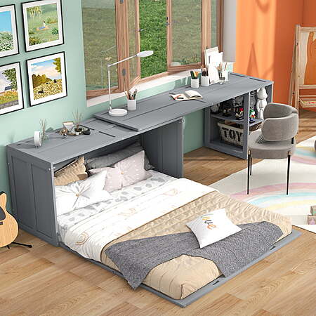 Euroco Queen Size Murphy Bed for $279.99!