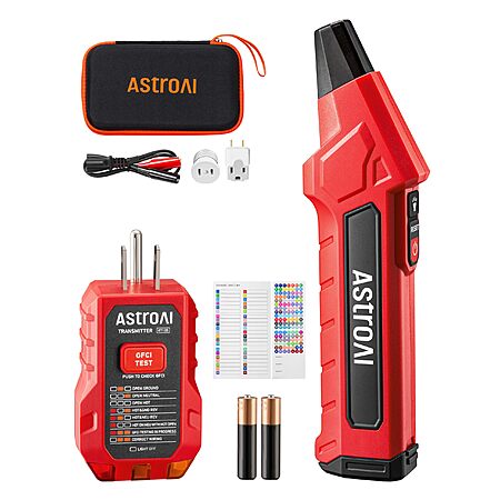 Prime Members: AstroAI Circuit Breaker Finder + GFCI Outlet Tester Kit
