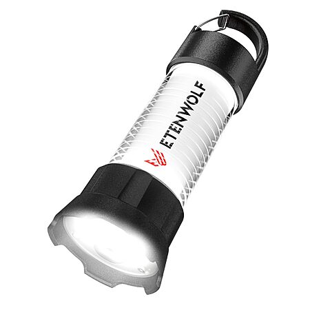 5000mAh ETENWOLF 2-in-1 Outdoor Camping Rechargeable Flashlight Lantern w/ Hook $15.59 + Free Shipping w/ Prime or on $35+