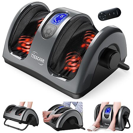 TISSCARE Shiatsu Foot Massager with Heat (Dark Gray or Silver Gray) $79.99 + Free Shipping