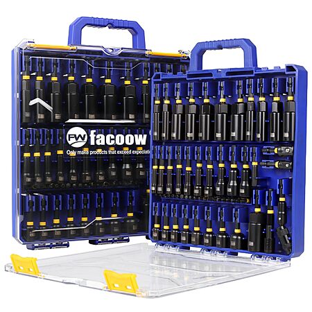 55-Piece Facoow Magnetic Impact Nut Driver Set $28.79 & More + Free Shipping w/ Prime or on $35+