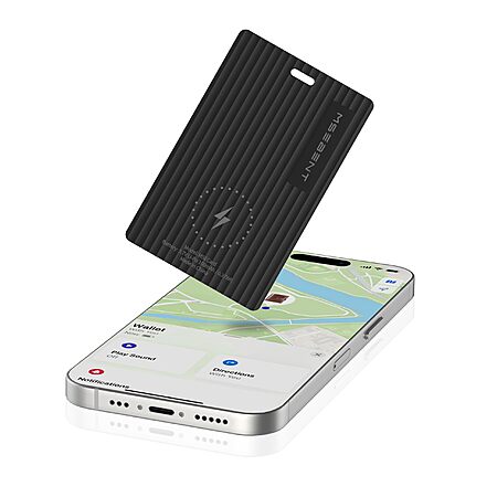 MSEBENT Apple MFi Certified Wallet Tracker Card w/ Wireless Charging $7.59 + Free Shipping w/ Prime or on $35+