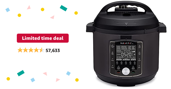 Instant Pot Pro 10 in 1 Pressure Cooker Slow Cooker Rice Grain Cooker Steamer Saute Sous Vide Yogurt Maker Sterilizer and Warmer Includes App 99.95