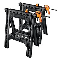 $59*: 2-Pack Worx WX065 Clamping Sawhorses w/ Bar Clamps at Amazon
