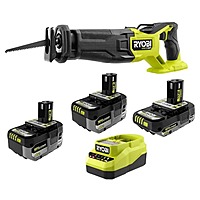 Ryobi ONE+ 18V HP Brushless Reciprocating Saw Kit with (1) 2.0 Ah and (2) 4.0 Ah HIGH PERFORMANCE Batteries w/ charger $199 at Home Depot