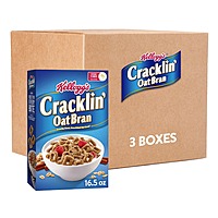 [S&S] $10.93: 3 × 16.5oz Kellogg's Cracklin' Oat Bran Breakfast Cereal at Amazon ($3.64 each)