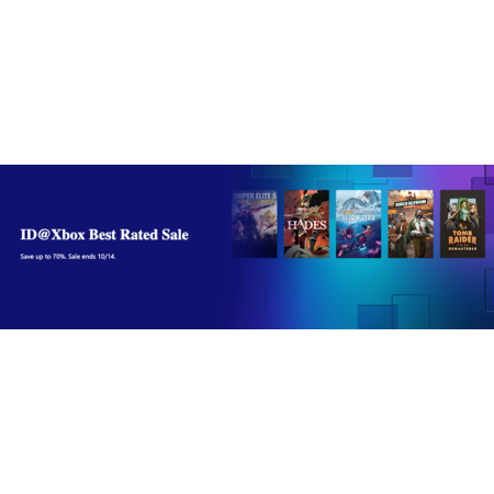 Xbox Best Rated Sale, through October 14th - 2024-10-08