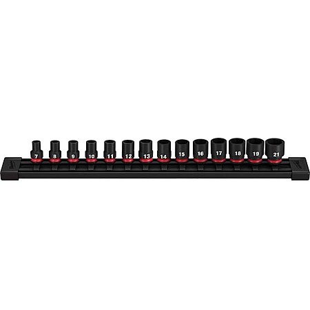 14-Piece Milwaukee SHOCKWAVE 3/8" Drive Metric 6 Point Impact Socket Set $29.97 + Free Shipping