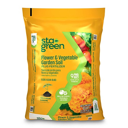 1-Cu Ft Sta-Green In-Ground Vegetable & Flower Garden Soil $2.24 + Free Store Pickup at Lowes