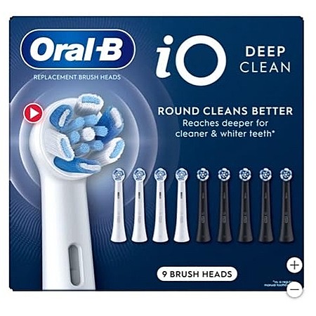 Oral-B iO Toothbrush Heads 9-count - $29.99 - Free shipping for Prime members at Woot!
