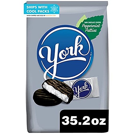 35.2-Oz YORK Dark Chocolate Peppermint Patties Candy Party Pack $9.85 & More w/ Subscribe & Save