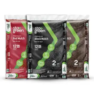 Sta-Green Premium 2-cu ft Mulch - Black/Brown/Red - (Ends May 7th) $2
