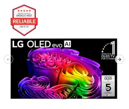 LG Partner Store : 77" G6 LG OLED evo AI 4K Smart TV 2026+ 27" LG UltraGear OLED Monitor ($849 Value) + $200 Fanatics eGift + $300 Rinse Credit + Free Installation $3065.09 (6 replies)