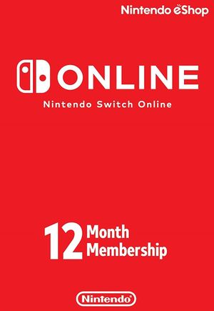 12-Month Nintendo Switch Online Individual Membership (Digital Delivery) $12.50