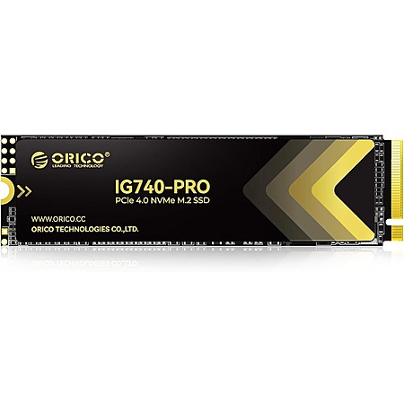 2TB ORICO M.2 NVMe, PCIe 4.0 Drive w/ 7450MB/s Read Speed, TLC NAND, Advanced Data Security & Innovative Heatsink Industrial SSD $102 + Free Shipping