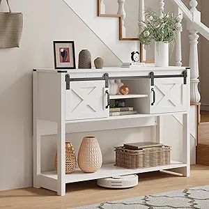 46" Farmhouse Entryway Table for $71.55 + Free Shipping