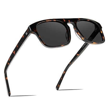 Bircen Men's Polarized Acetate Sunglasses (Various Colors) $11