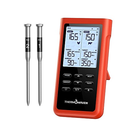 ThermoMaven X2 Wireless Meat Thermometer w/ 2 Probes $40 + Free S&H