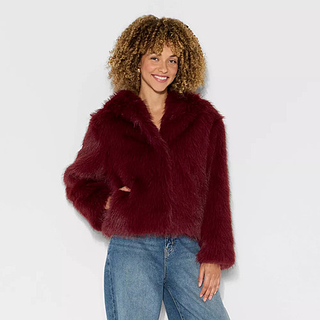 Wild Fable Women's Short Faux Fur Jacket w/ Side Pockets $21 & More + Free Shipping