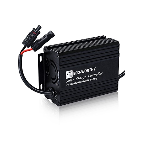 ECO-WORTHY Boost MPPT Solar Charge Controller for 48V/60V/72V Batteries $30