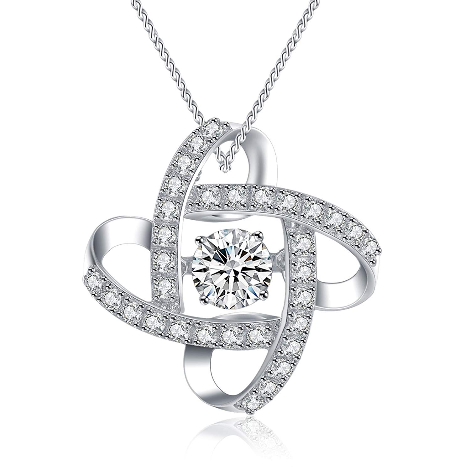 Sable “Looping Clover Design” Pendant Necklace $11.99 + FS w/ Prime