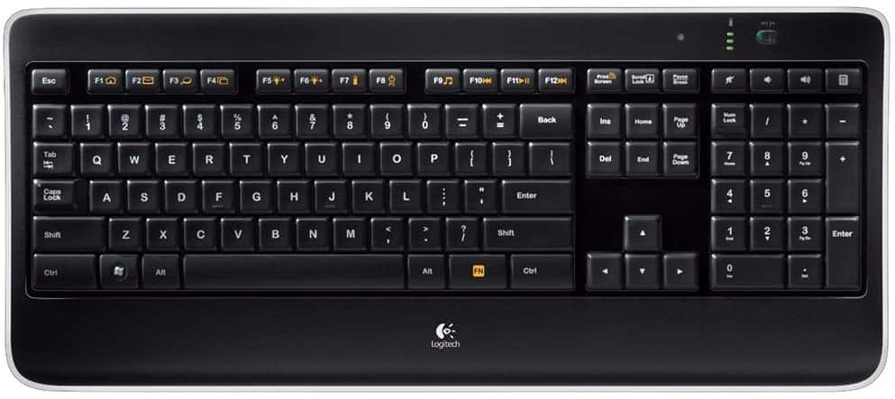 Logitech K800 Wireless Illuminated Keyboard (Refurbished) - $31.50