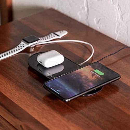 Amazon Renewed mophie Dual Wireless Charger (Qi-Certified) 7.5W for $13.97 and 10W for $15.97 + Free Shipping w/ Prime