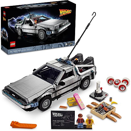 LEGO Icons Back to the Future Time Machine Car Set 10300 $159.99 - 2026 ...