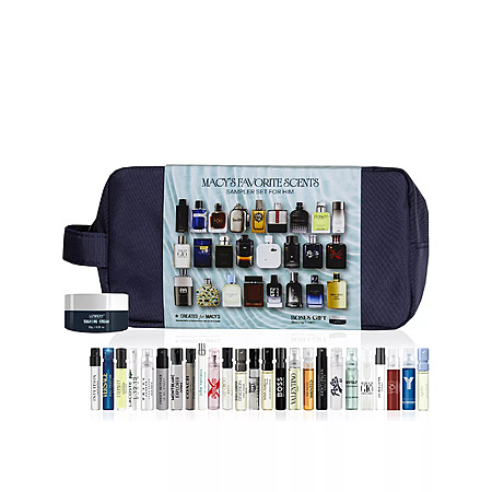 26-Pc Macy's For Him Fragrance Sampler Gift Set $27 + Free Pickup