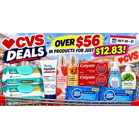 $56 Worth of CVS Deals for Just $12.83!