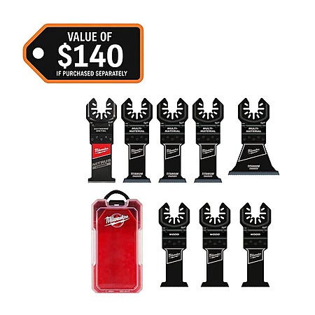 Select Home Depot Stores: 8-Piece Milwaukee Oscillating Multi-Tool Blade Set $35.90 (In-Store Purchase Only)