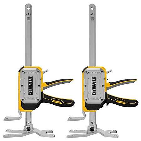 DeWalt DWHT83550 ToughSeries 8-3/4 in. 340 lb. Capacity Construction Jack 2-Pack $160