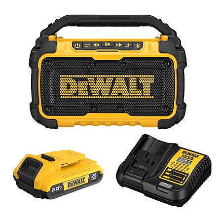 DEWALT Indoor/Outdoor Portable Speaker in Yellow 1 Speaker Set one_size | DCR010D1 $49 (1 replies)
