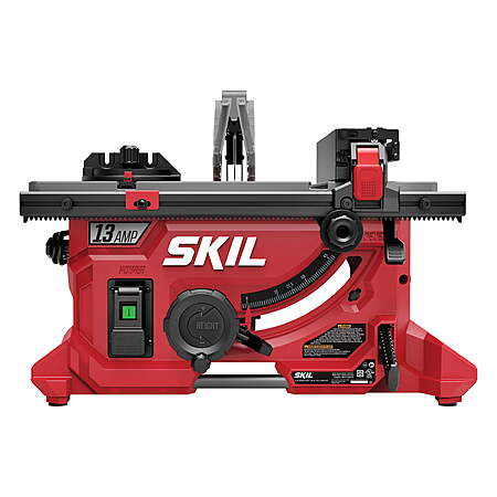 SKIL 13-Amp Compact Jobsite Table Saw w/ 8-1/4" Blade, Rack & Pinion Rip Fence