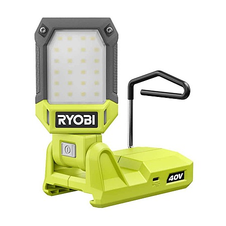 RYOBI 40V Cordless Battery Topper LED Work Light (Tool Only)