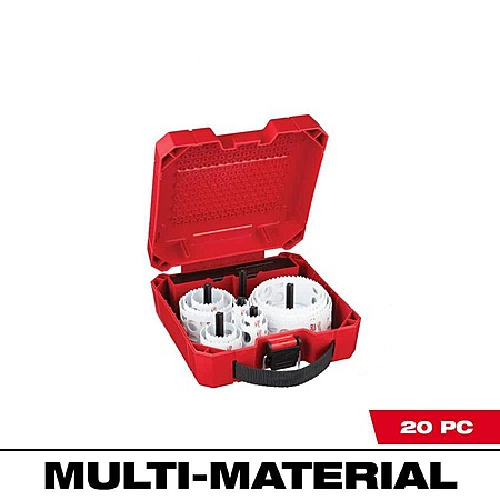 Milwaukee Hole Dozer General Purpose Bi-Metal Hole Saw Set (20-Piece ...