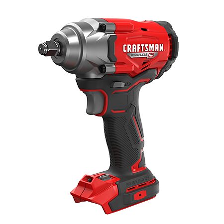 CRAFTSMAN V20 Cordless Impact Wrench, 1/2 inch, Bare Tool Only (CMCF921B) $99