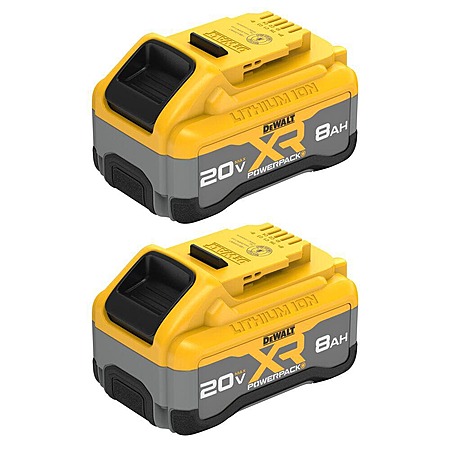 Select Stores: 2-Pk DeWALT 20V MAX XR POWER-Pack Lithium-Ion 8.0Ah ...