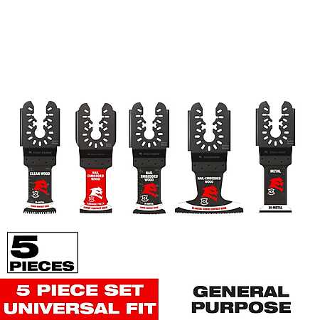 5-Pc DIABLO Universal Fit Oscillating Blade Set $19.10 + Free S&H
