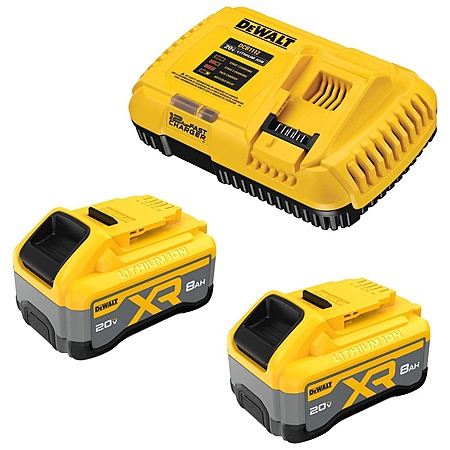 Select Home Depot Stores: Dewalt 20V MAX XR 2x Powerpack 8.0Ah Battery & Charger Kit $199.50 (In-Store Only)